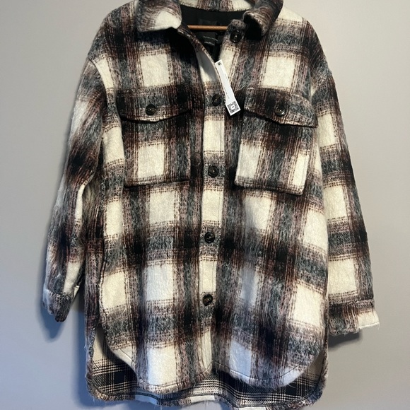 NWT Sanctuary Wool Blend Shacket - Picture 4 of 4